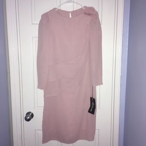 Vintage Nightworks light pink flowy dress, size 12, mother of bride/wedding